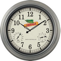 18" Indoor/Outdoor Atomic Analog Wall Clock